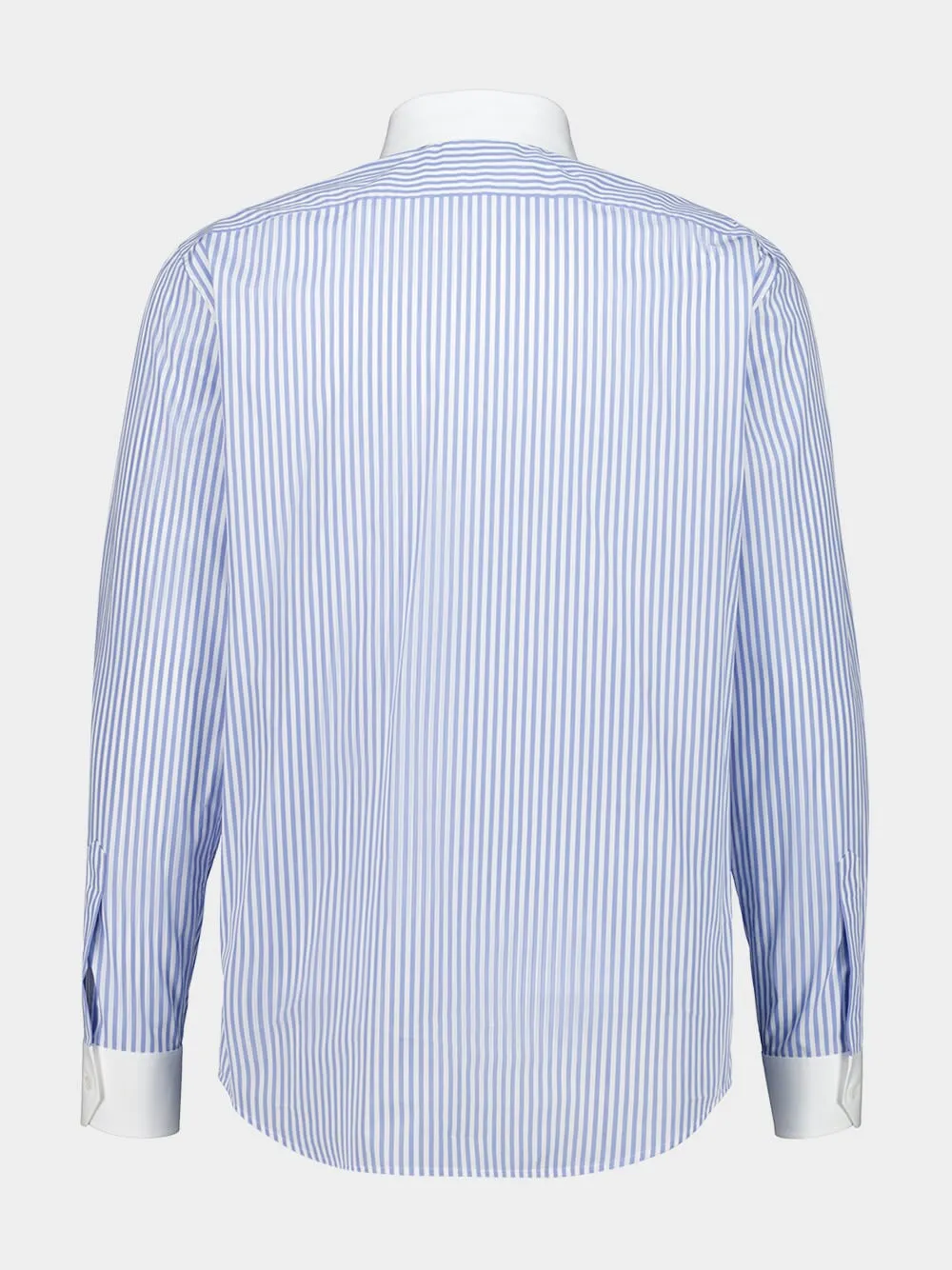 Classic Shirt In Striped Cotton Poplin
