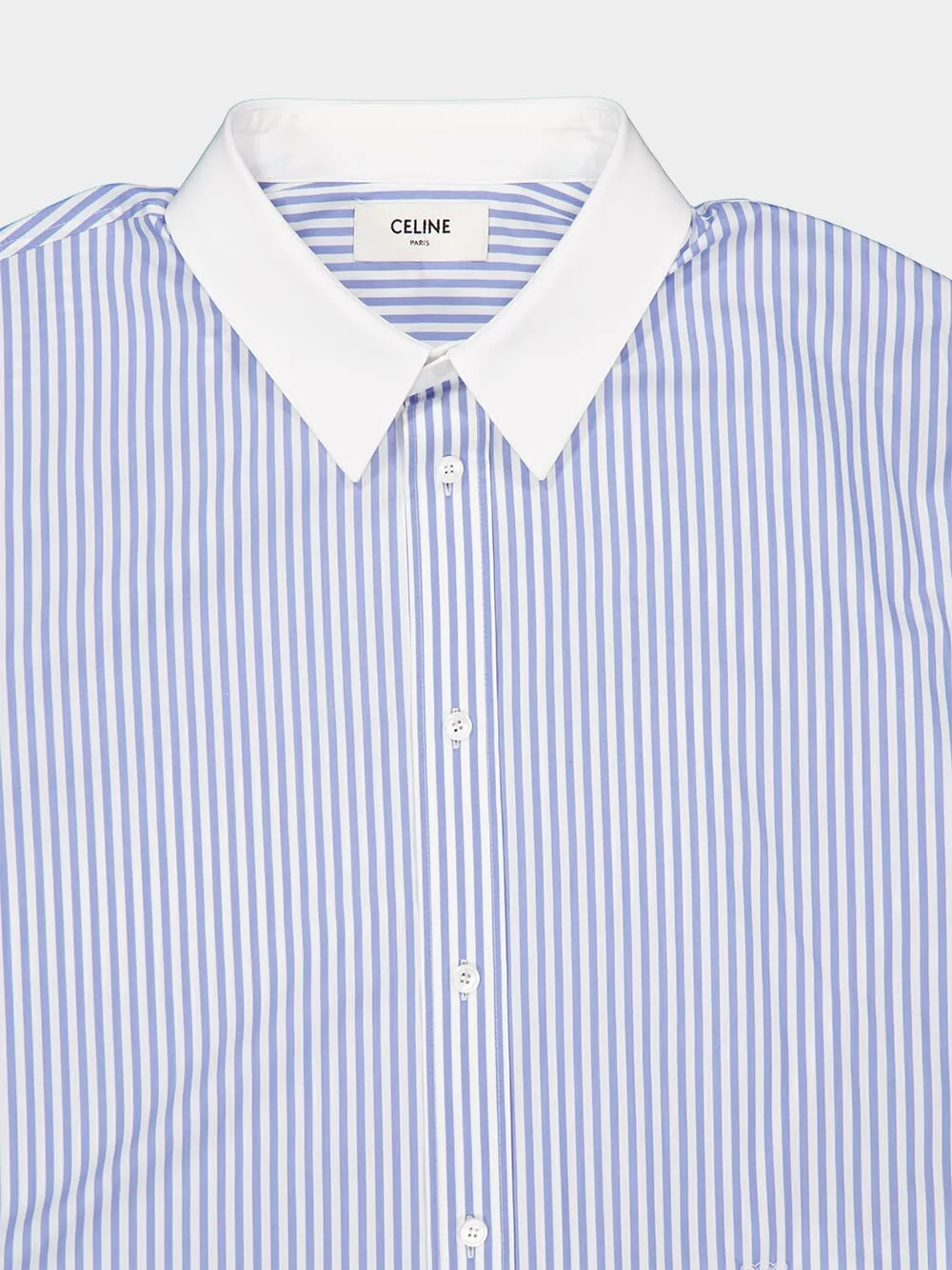 Classic Shirt In Striped Cotton Poplin