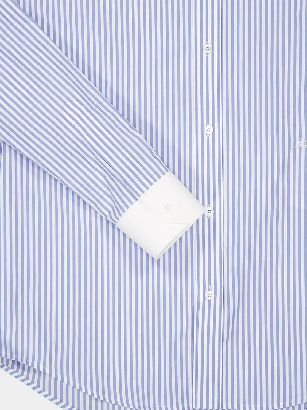 Classic Shirt In Striped Cotton Poplin