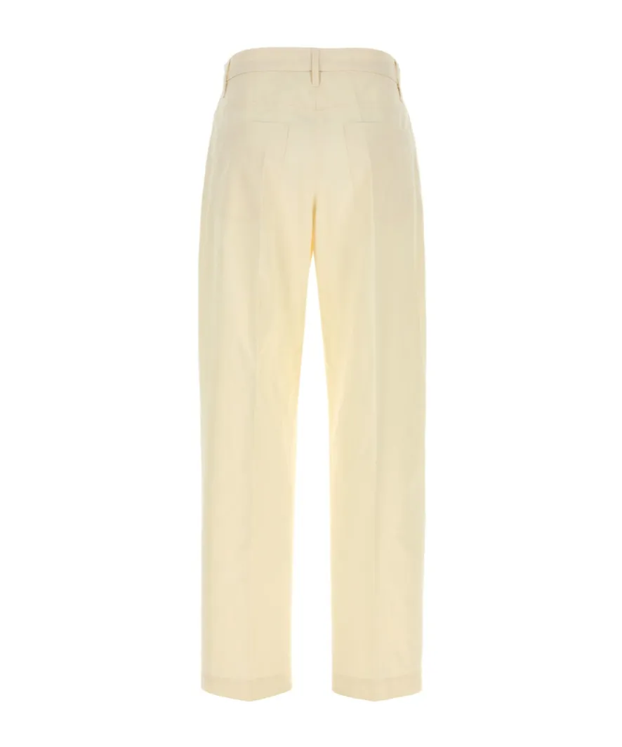 Jil Sander Pleat Detailed Straight Leg Pants