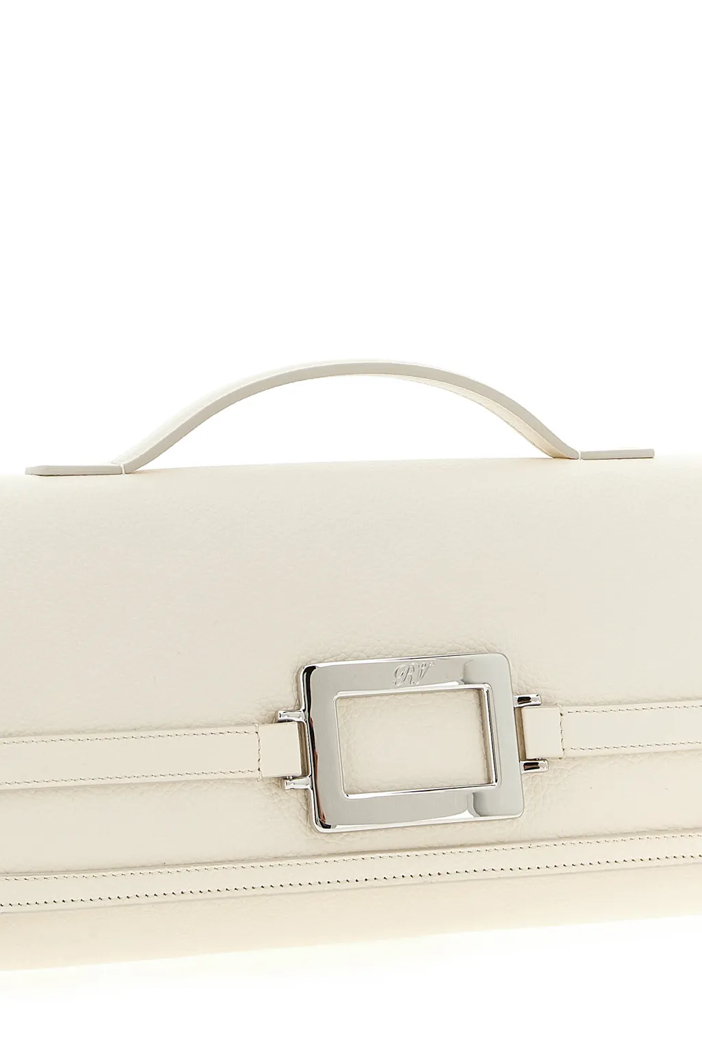 Roger Vivier Logo-Engraved Clutch Bag
