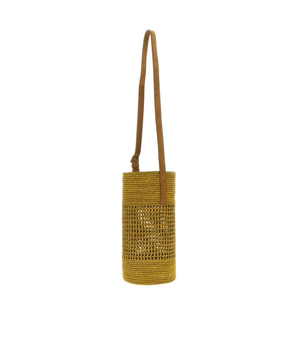 Khaite Billie Woven Small Bucket Bag