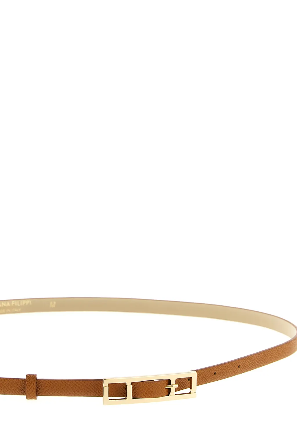 Fabiana Filippi Embossed Logo Buckled Belt