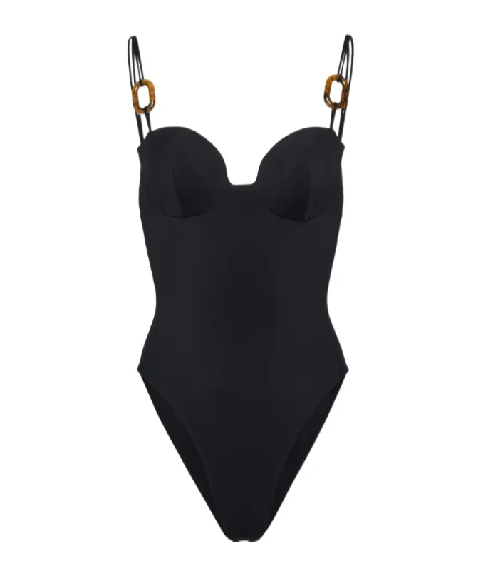 Magda Butrym Retro Bustier Swimsuit