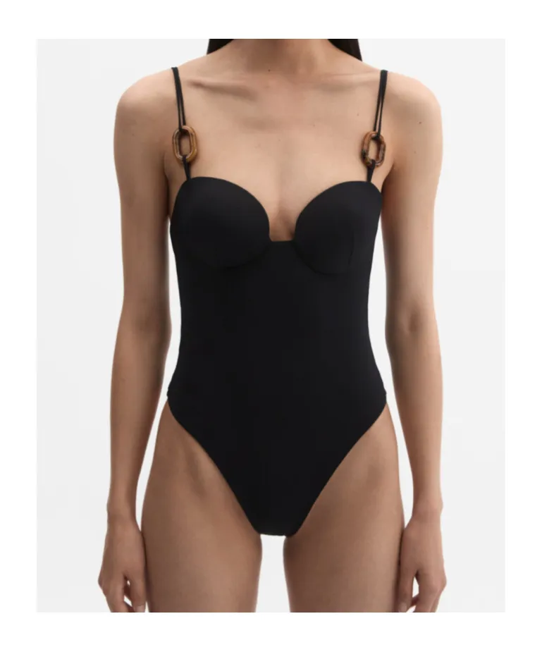 Magda Butrym Retro Bustier Swimsuit