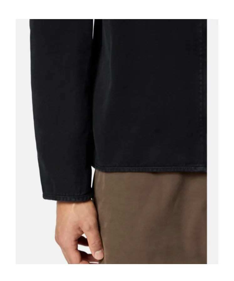 Stone Island Logo Patch Zipped Overshirt