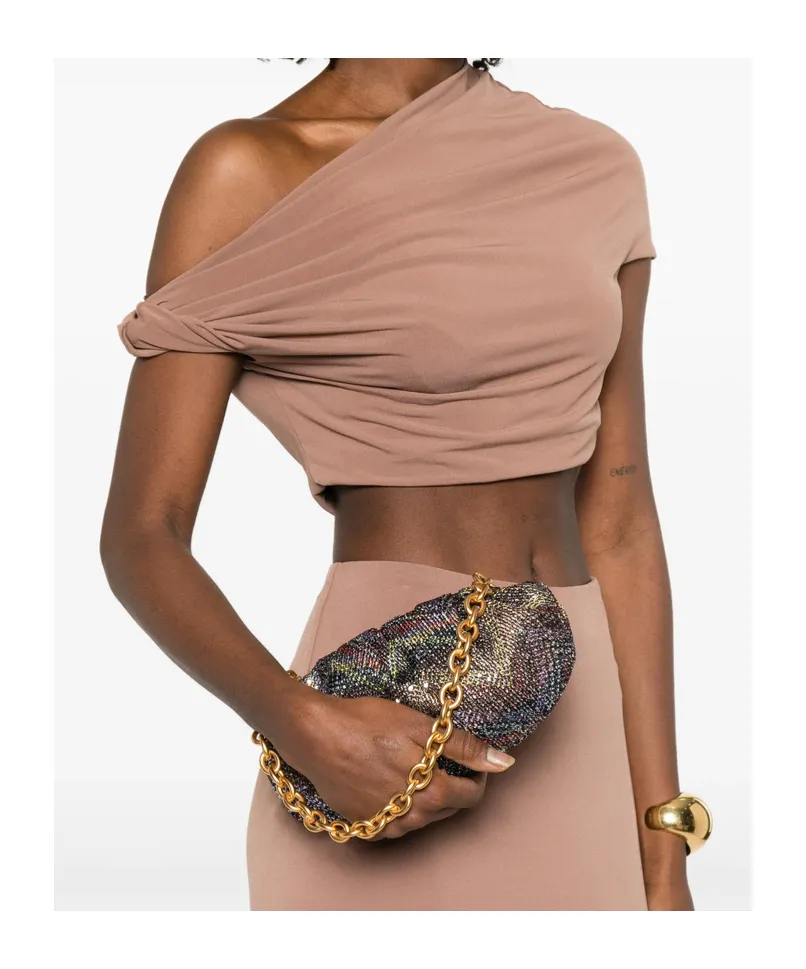 Zigzag-Pattern Shoulder Bag