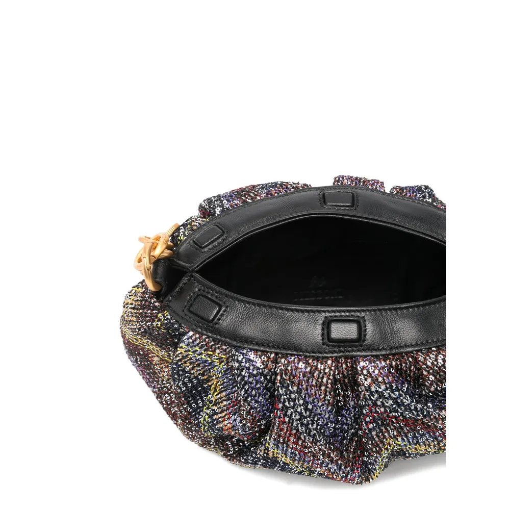 Zigzag-Pattern Shoulder Bag