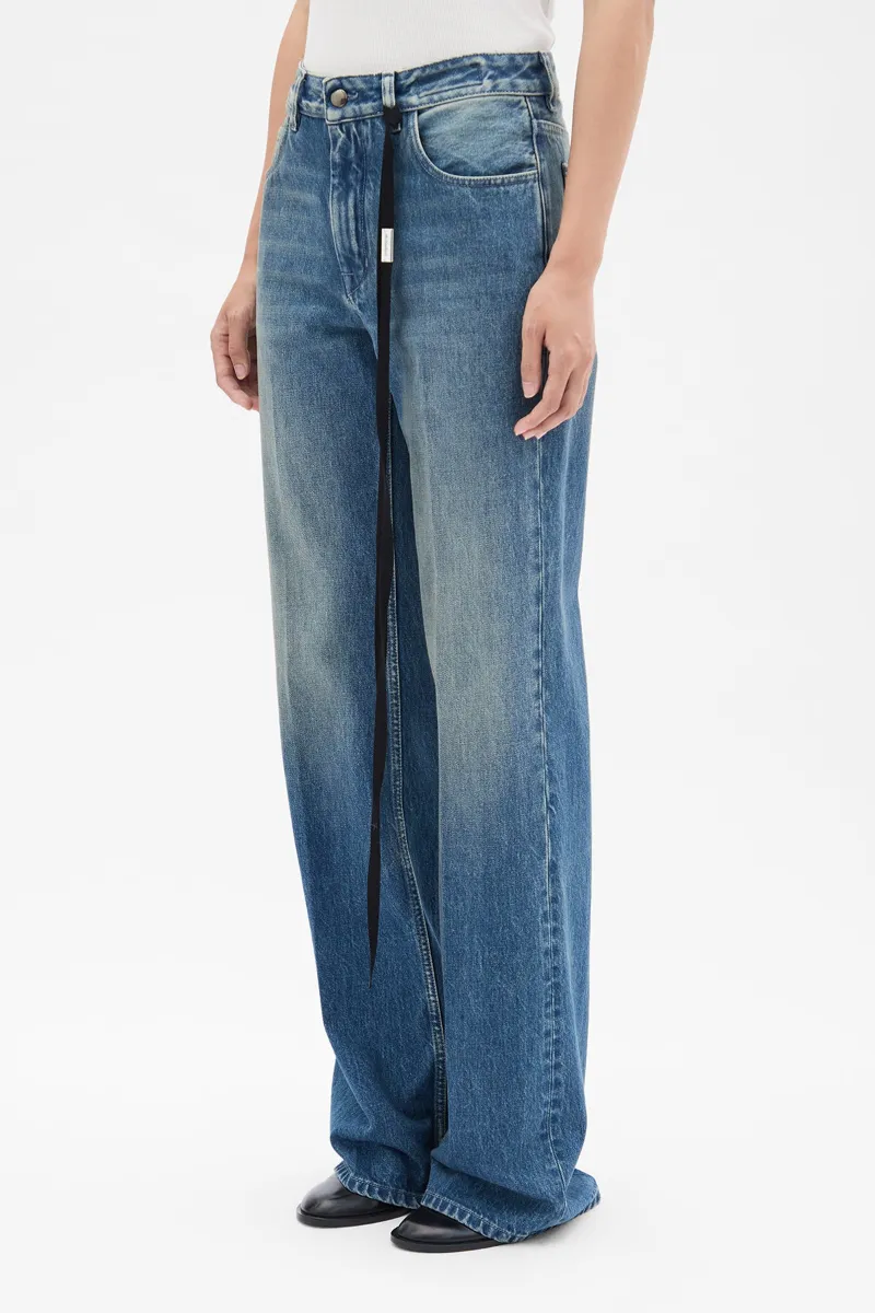 5-Pockets Straight Leg Trousers