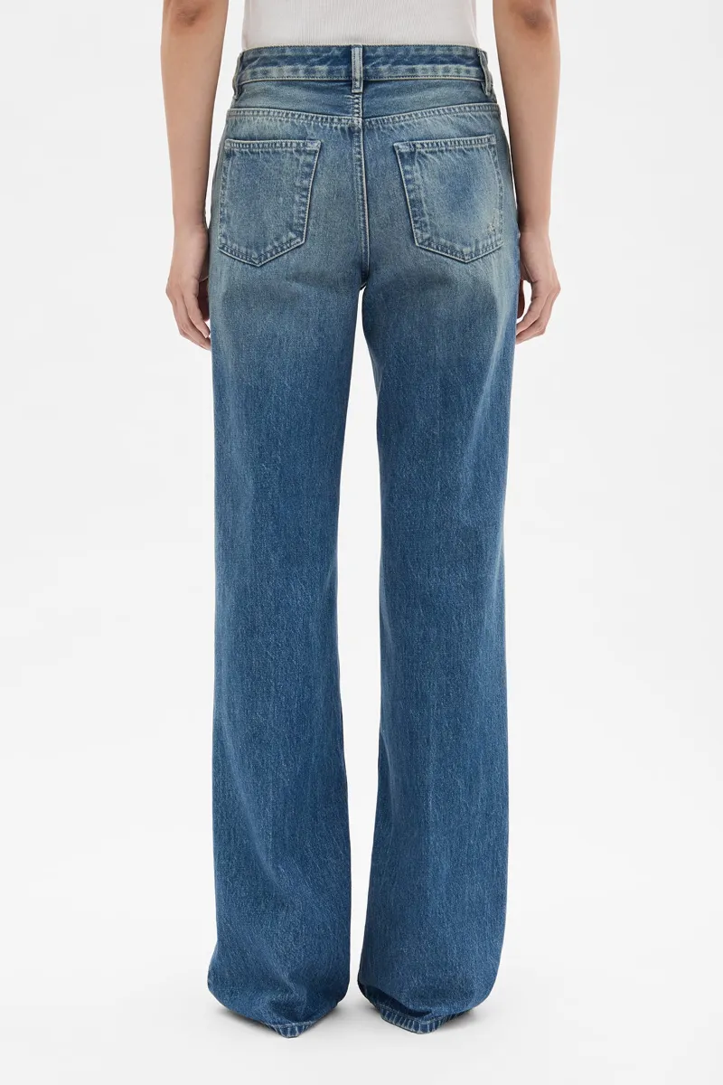 5-Pockets Straight Leg Trousers