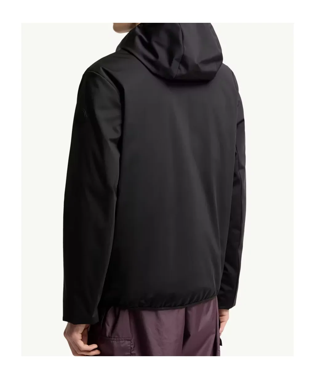 Moncler Logo Patch Zip-Up Jacket