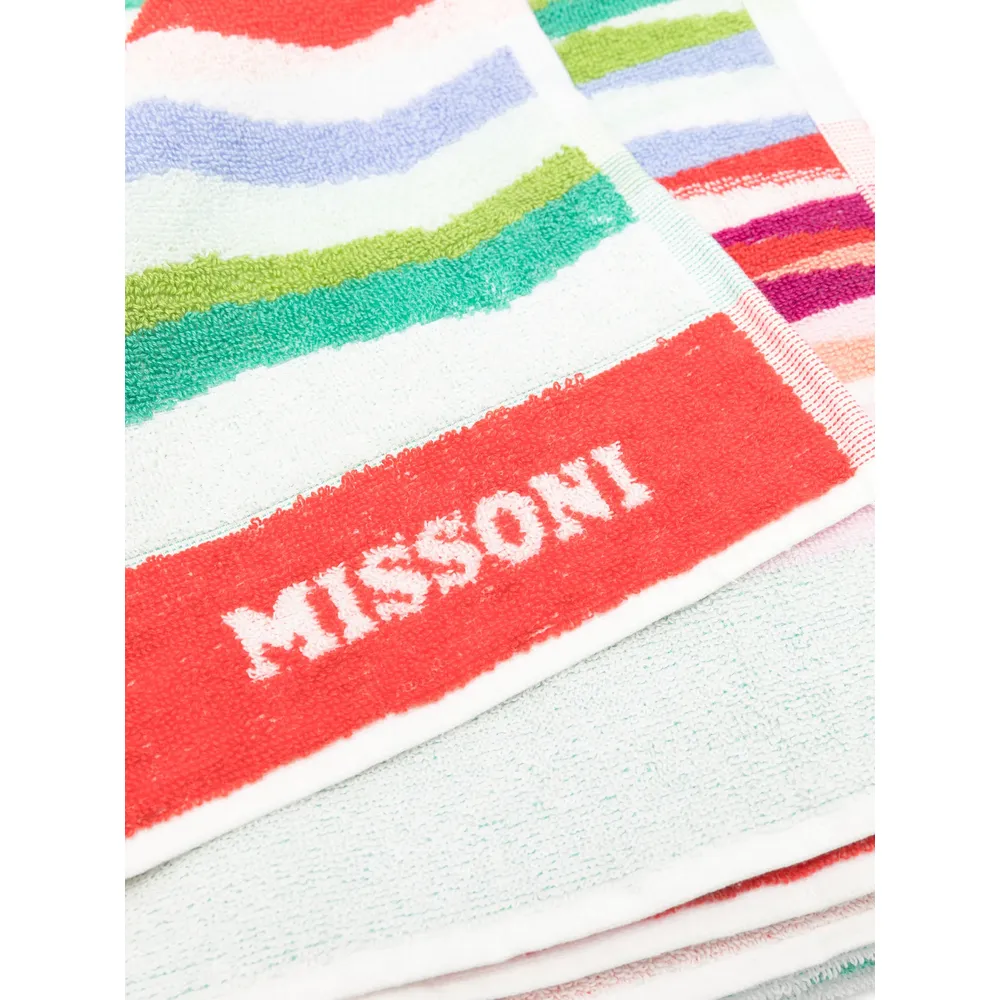 Striped-Pattern Beach Towel