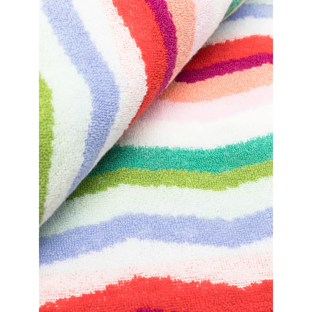 Striped-Pattern Beach Towel
