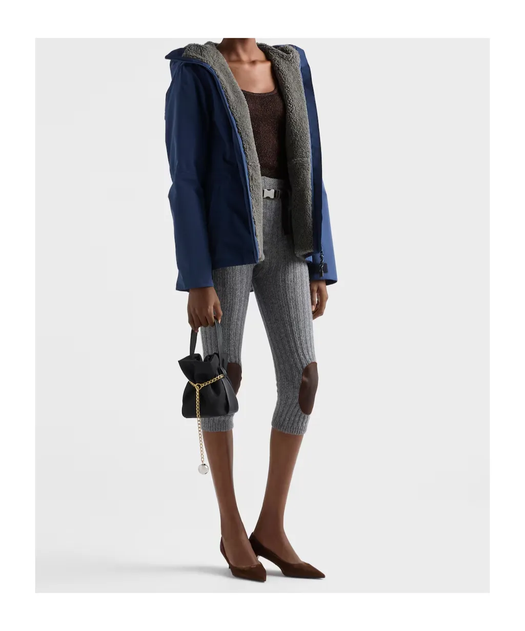 Prada Belted Hooded Jacket