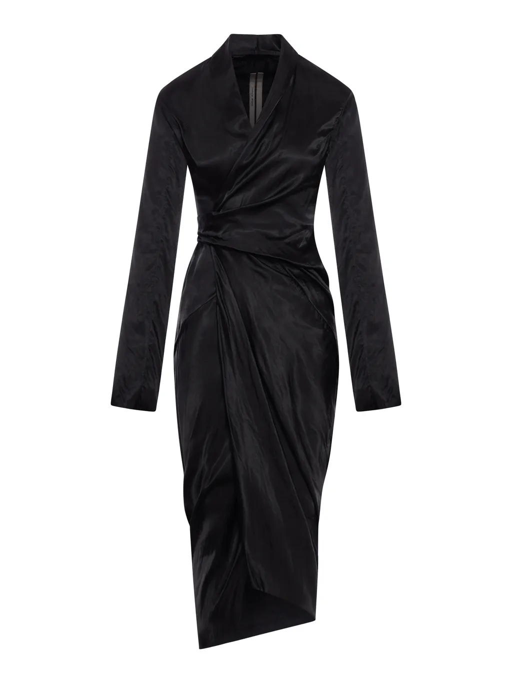 Rick Owens Wrap Satin Dress