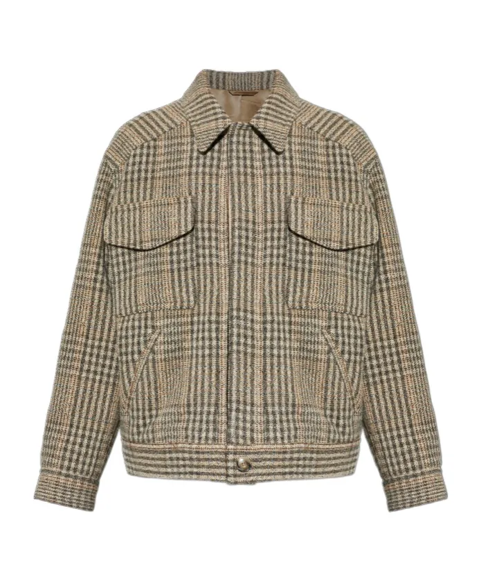 Folco Checked Flap-Pocket Jacket