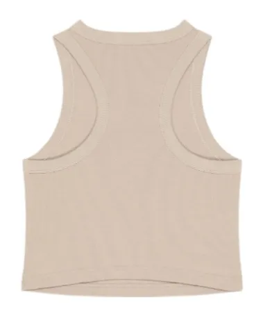 Cropped Tank Top In Cotton With Givenchy Paris Print