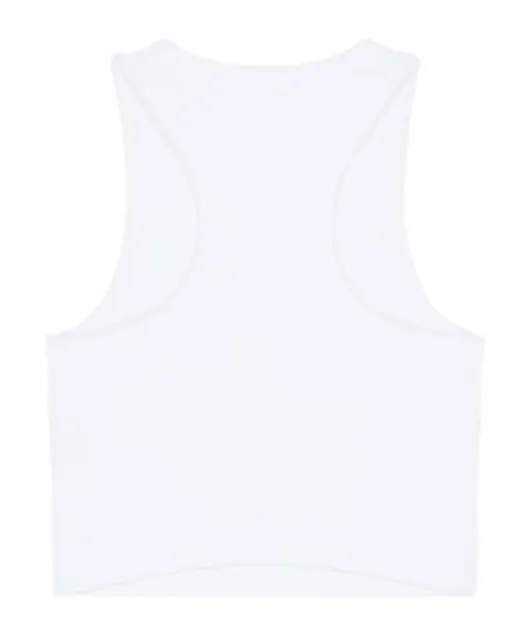 Givenchy Paris Logo Printed Cropped Tank Top