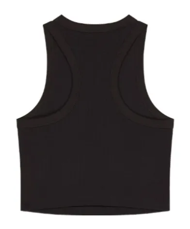 Givenchy Paris Logo Printed Cropped Tank Top