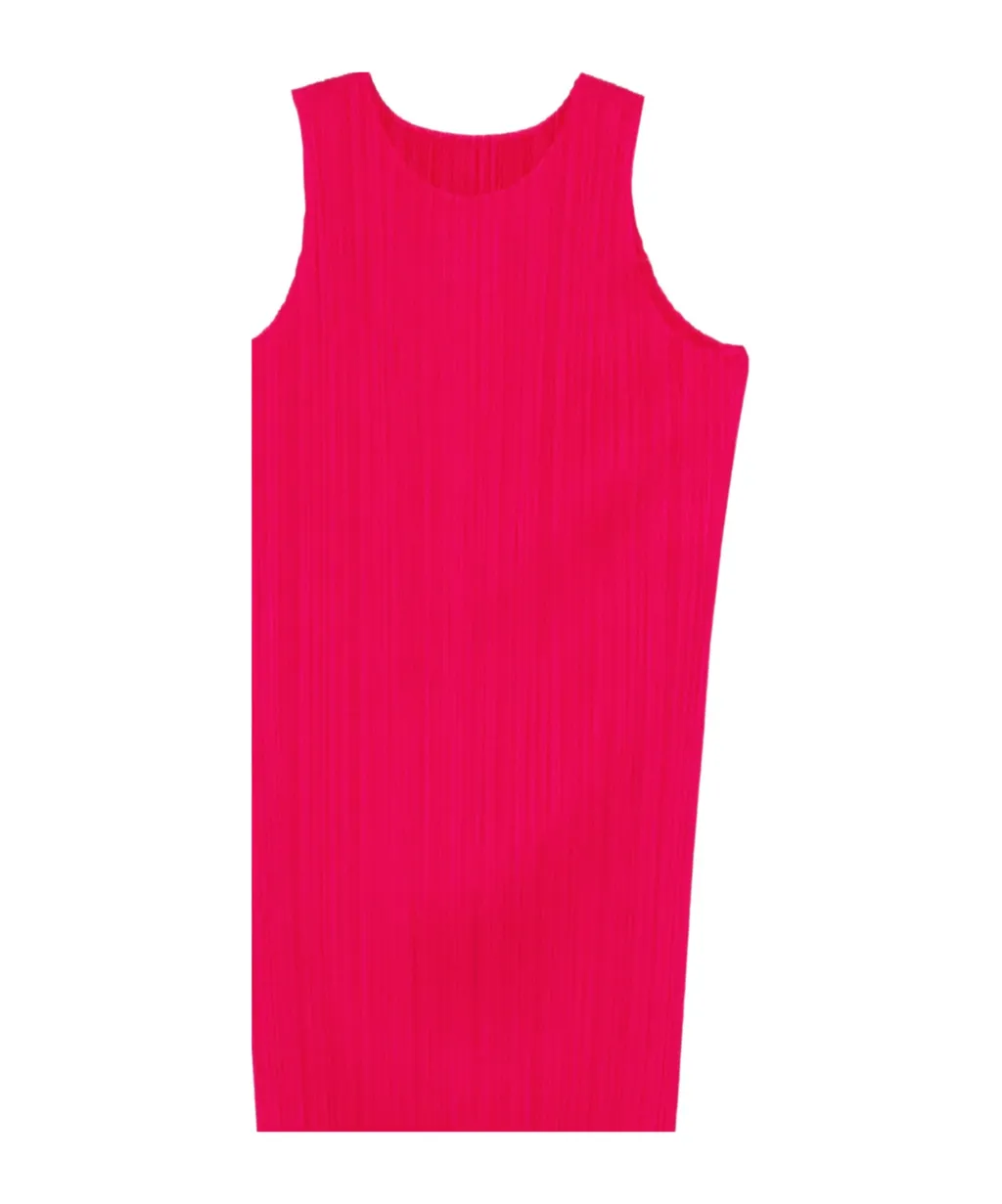 Pleats Please Issey Miyake Sleeveless Dress