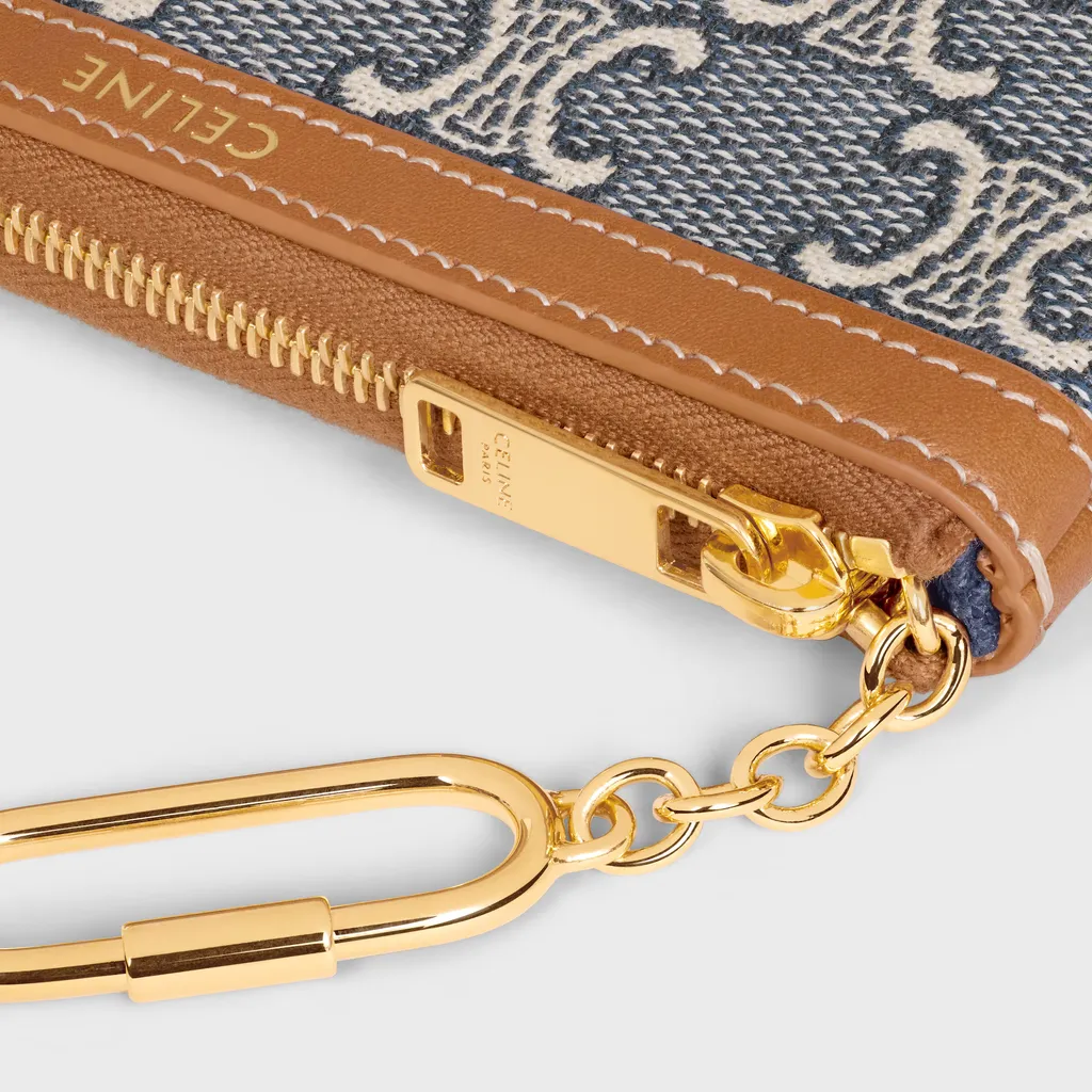Coin Purse In Jacqaurd Triomphe All Over