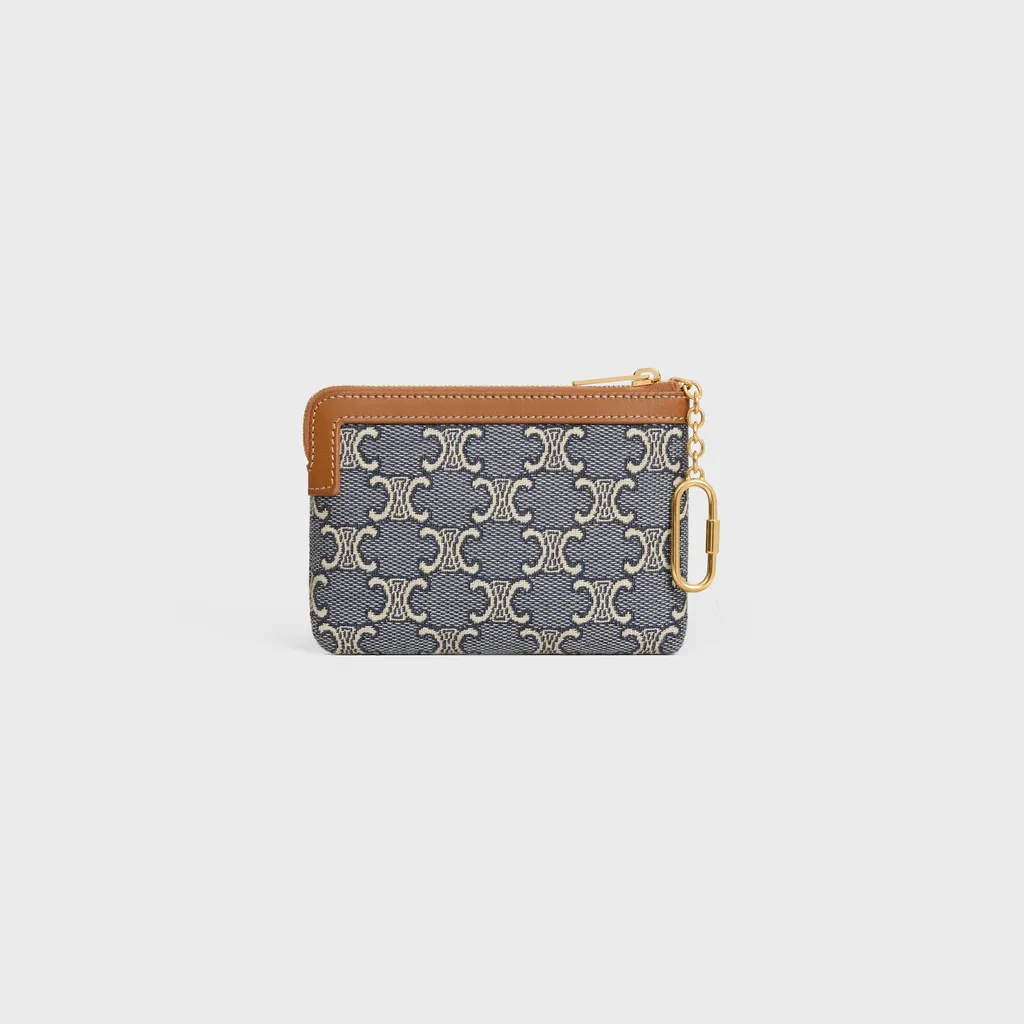 Coin Purse In Jacqaurd Triomphe All Over