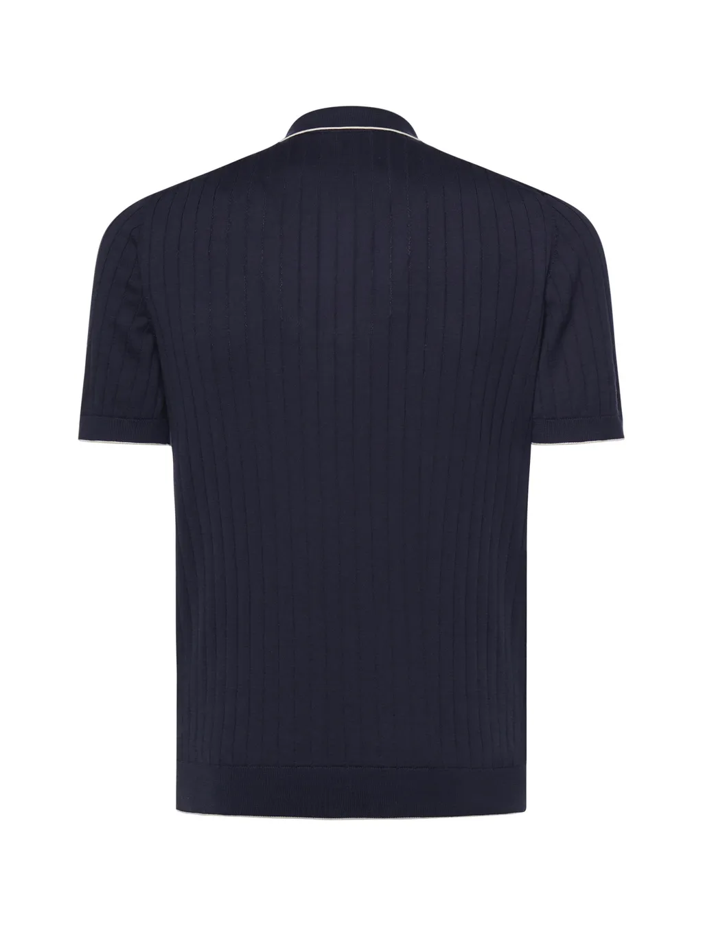 Eleventy Zip Polo Knitted Sweater