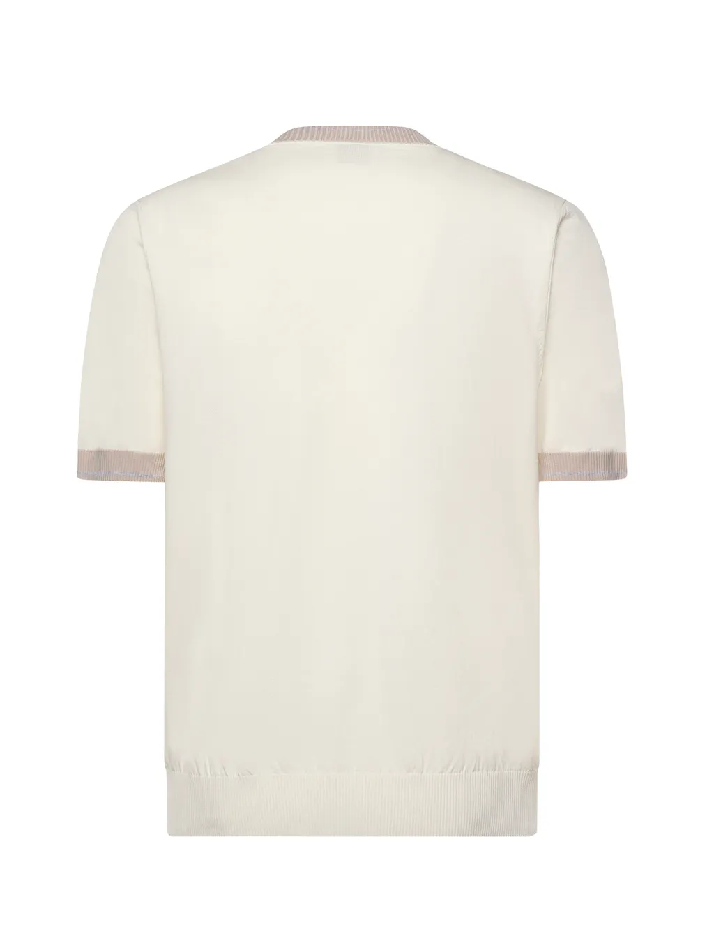 Eleventy Contrast Trim Crew Neck T-Shirt