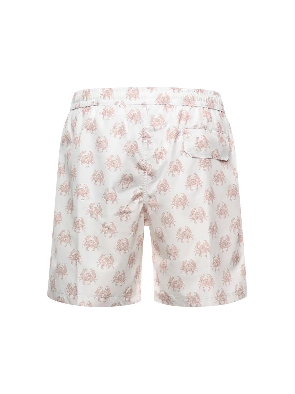 Eleventy Crab Print Drawstring Swimwear