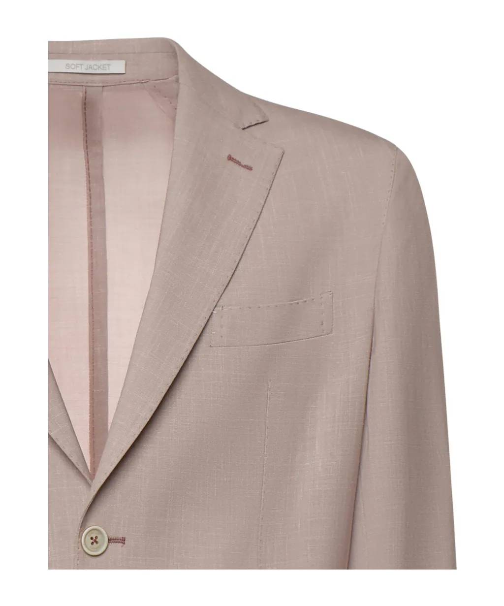 Single-Breasted Long-Sleeved Suit Jacket