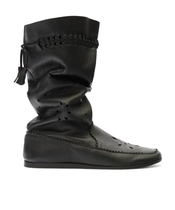 Isabel Marant Tassel Braided Perforated Detail Boots
