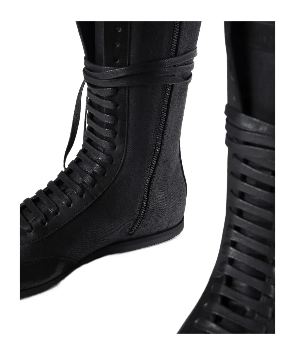 Fides Soft High-Top Lace-Up Sneakers