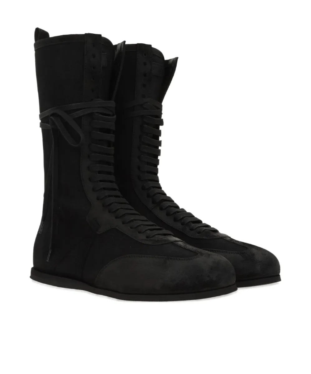 Ann Demeulemeester Lace-Up Sneaker Boots