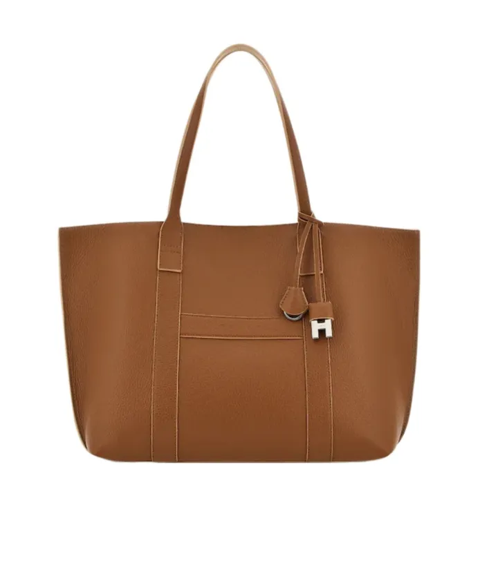 Hogan Hanging Accent Script Top Handle Bag