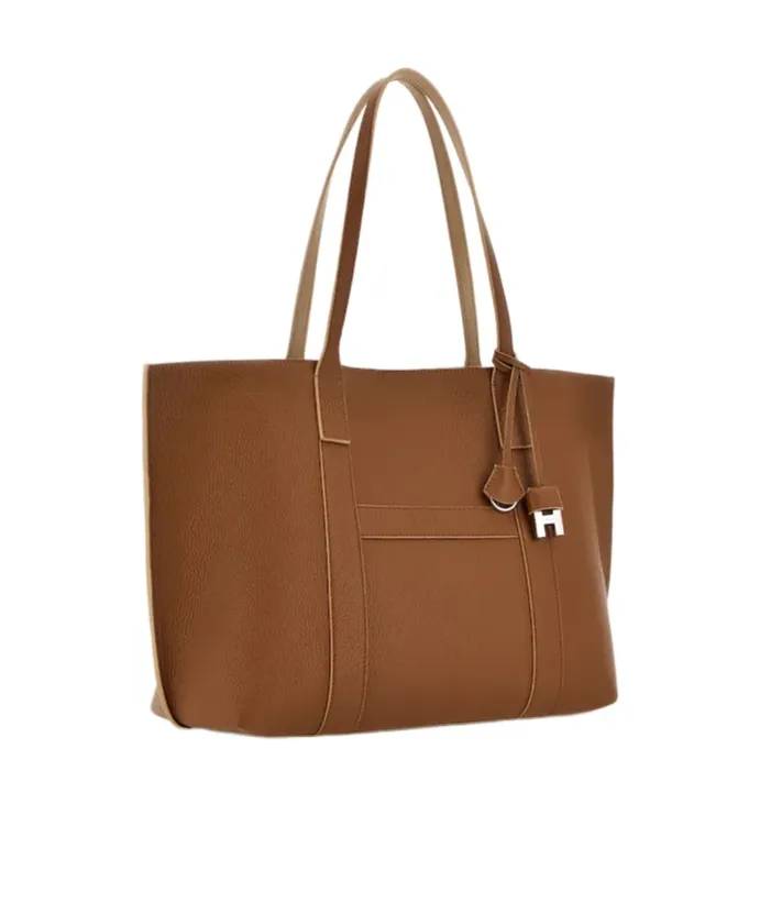 Hogan Hanging Accent Script Top Handle Bag