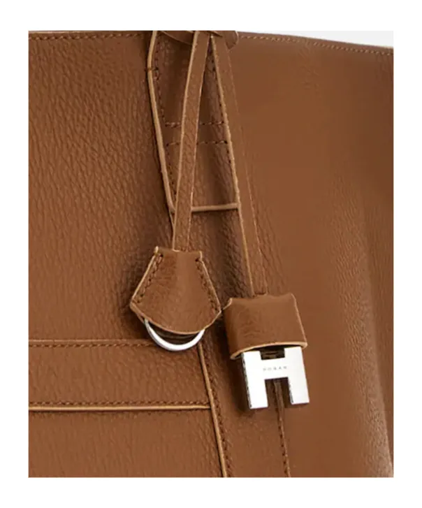 Hogan Hanging Accent Script Top Handle Bag