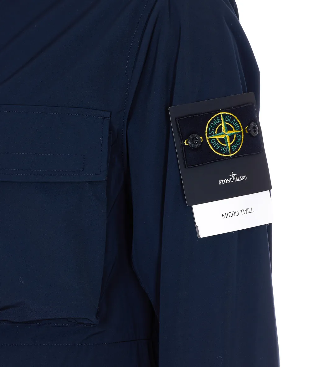 Stone Island Logo Patch Pocket Detail Jacket