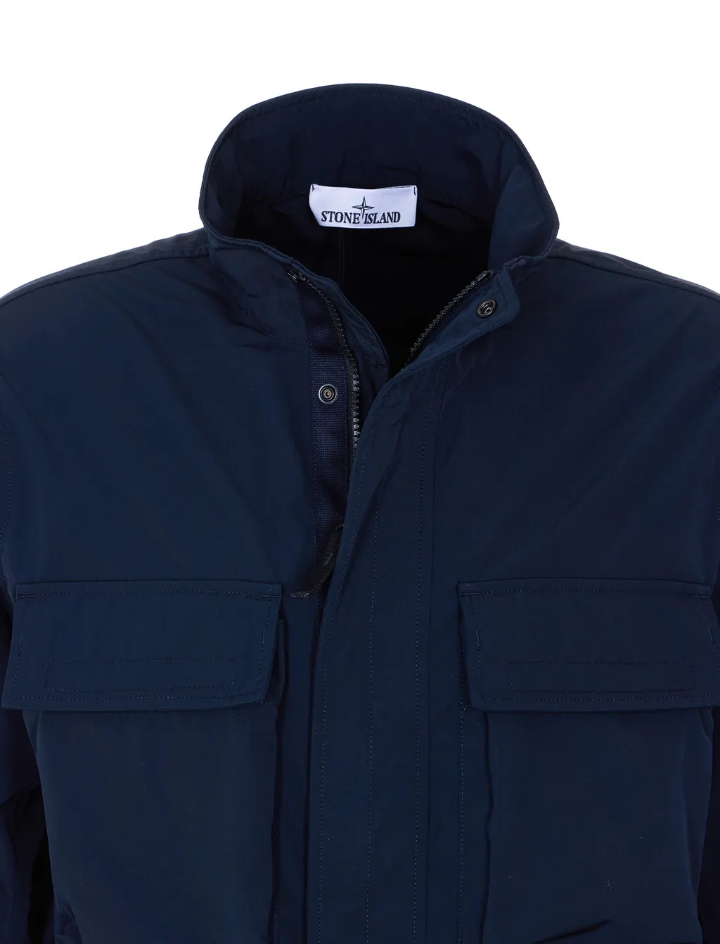 Stone Island Logo Patch Pocket Detail Jacket
