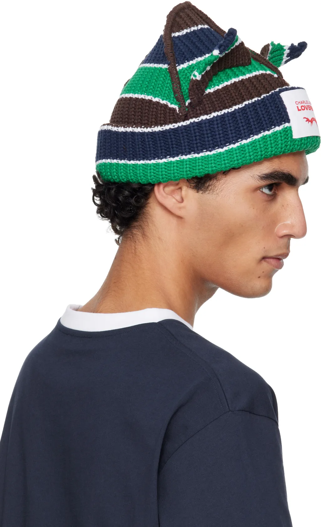 Ribbed Knit Brimless Hat
