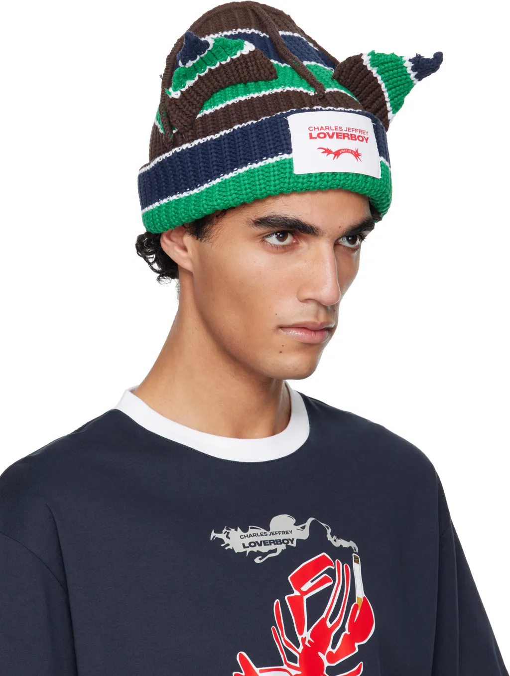 Ribbed Knit Brimless Hat
