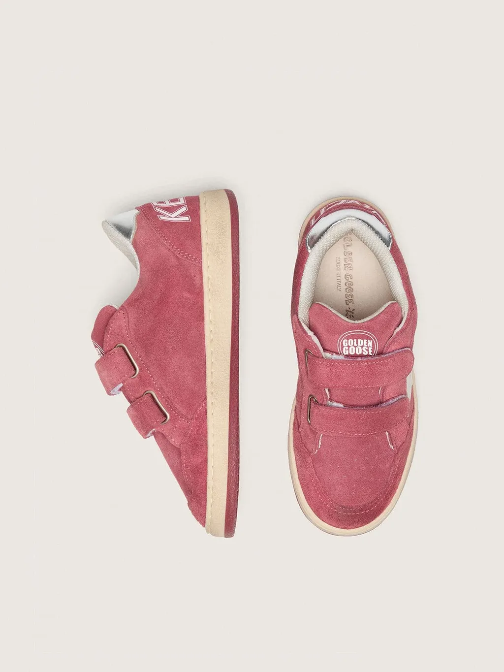Golden Goose Kids Ball Star Touch-Strap Sneakers