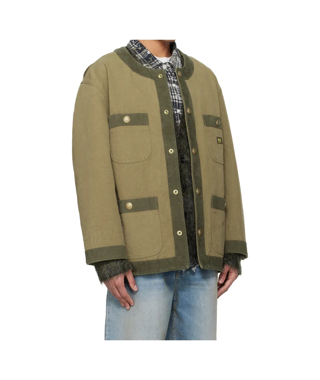 Crew Neck Work Jacket