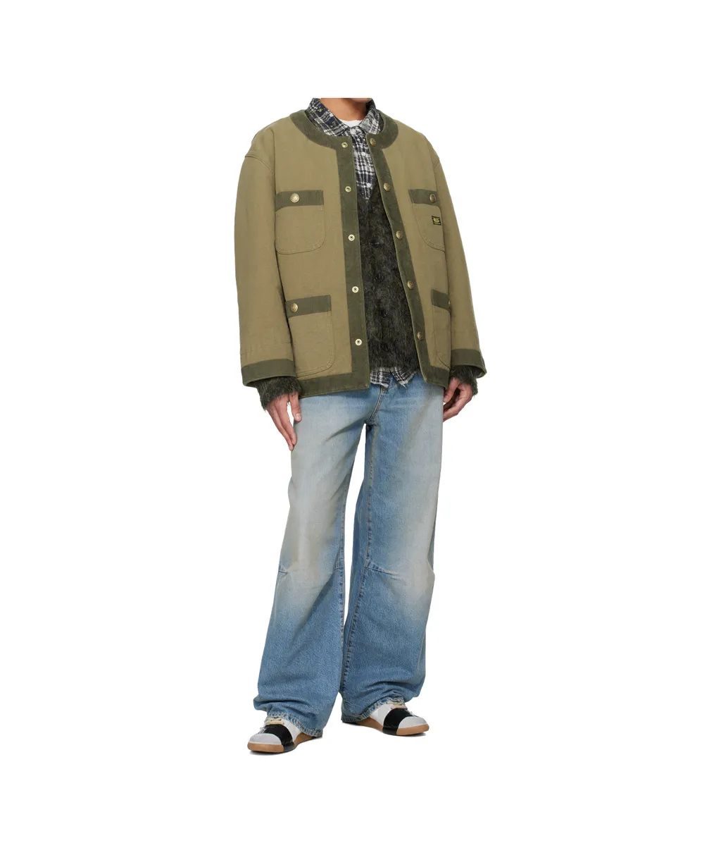 Crew Neck Work Jacket