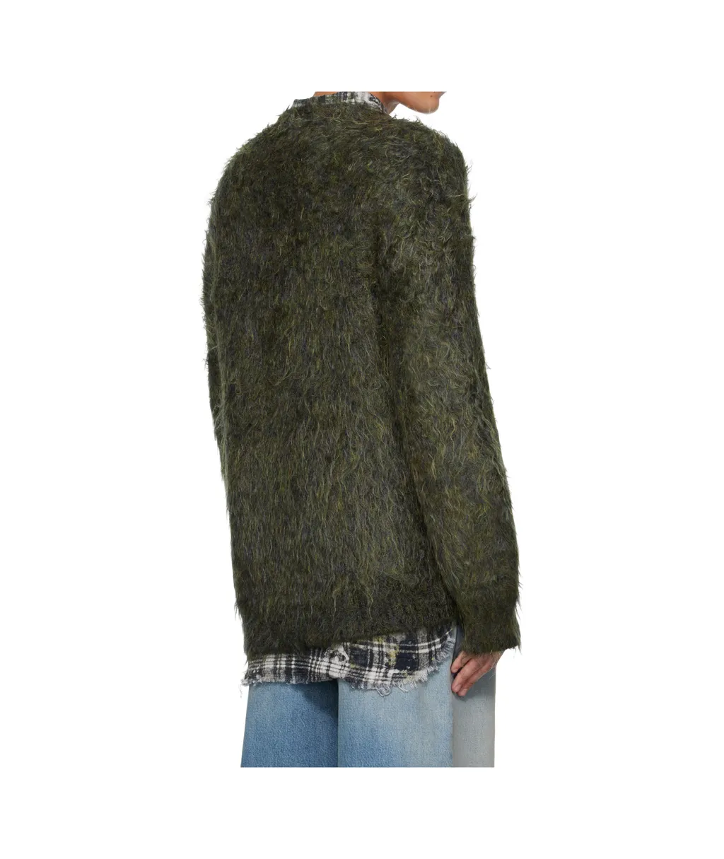 Boyfriend Wool Blend Cardigan