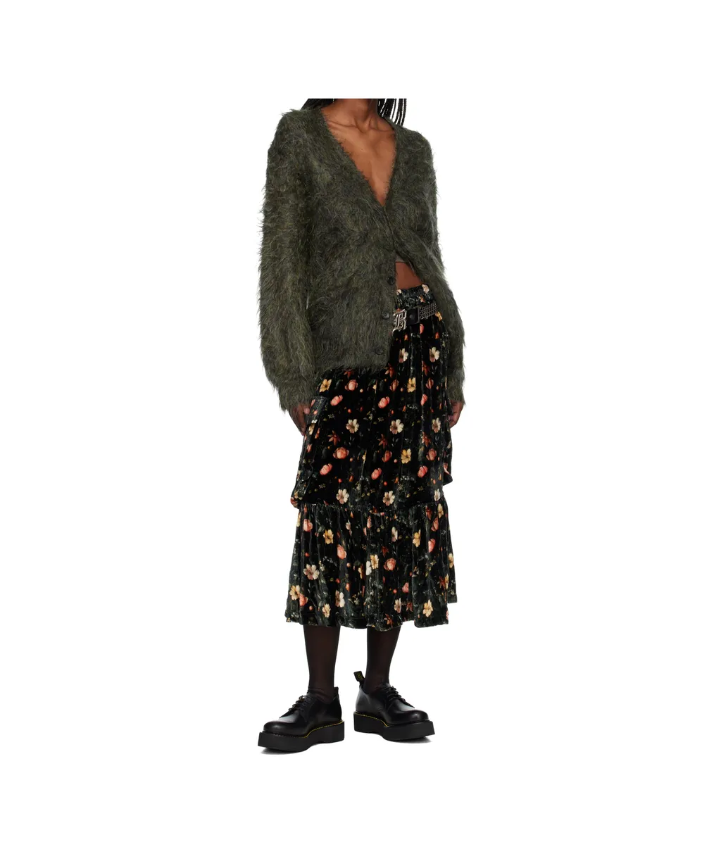 Boyfriend Wool Blend Cardigan