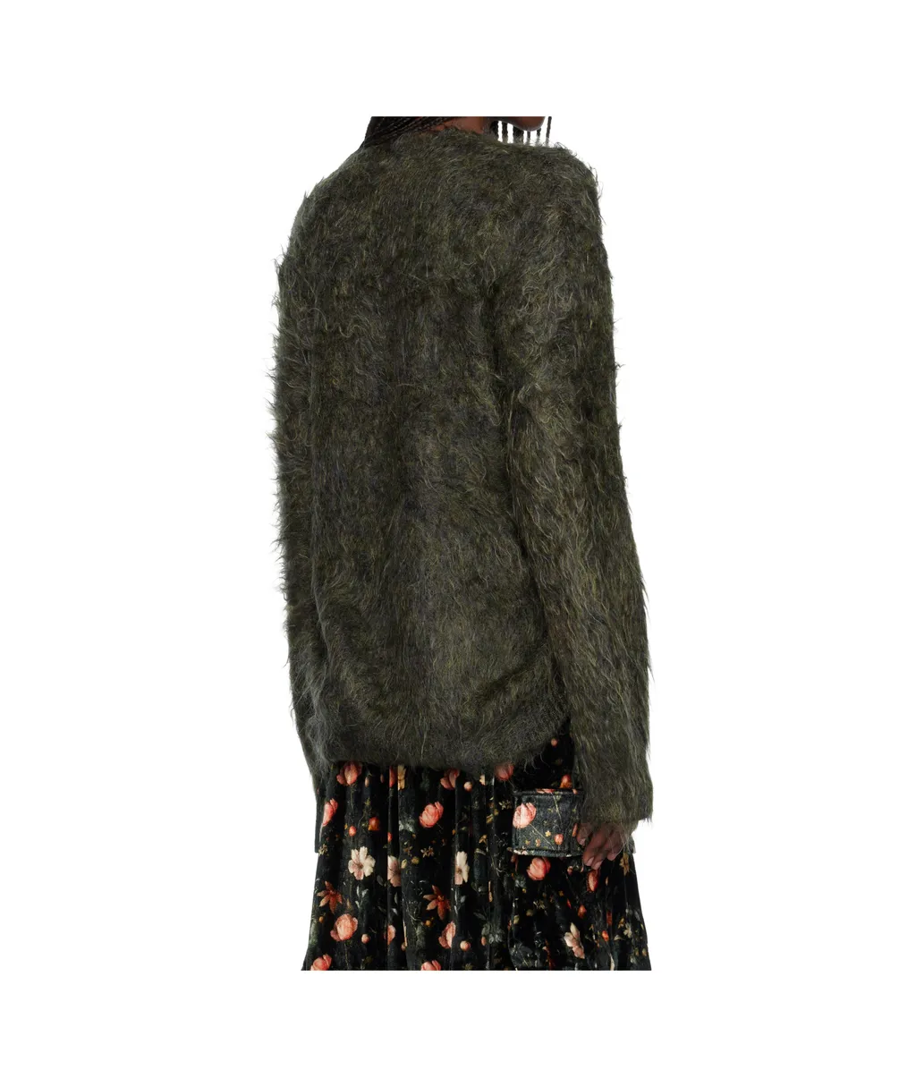 Boyfriend Wool Blend Cardigan