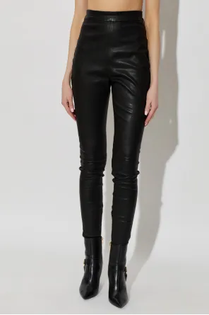 Balmain High-Waisted Skinny Trousers