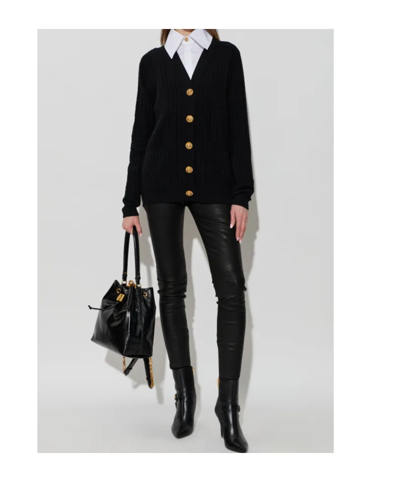 Balmain High-Waisted Skinny Trousers