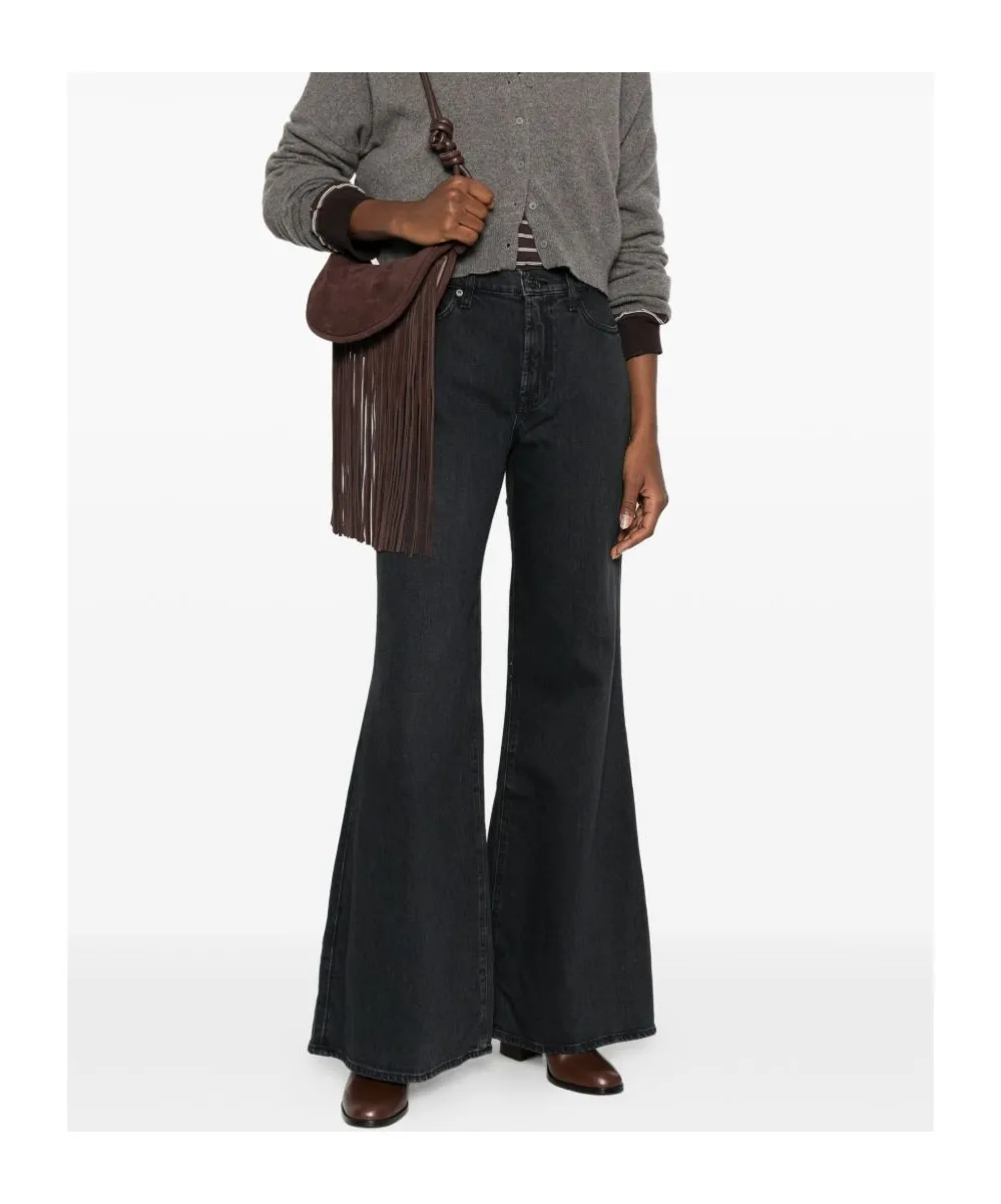 Logo Flared Jeans