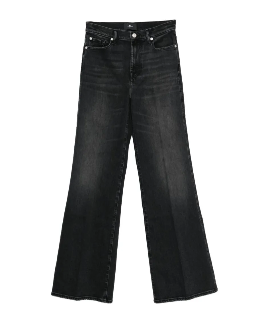 7 For All Mankind Flared Regular-Waist Jeans